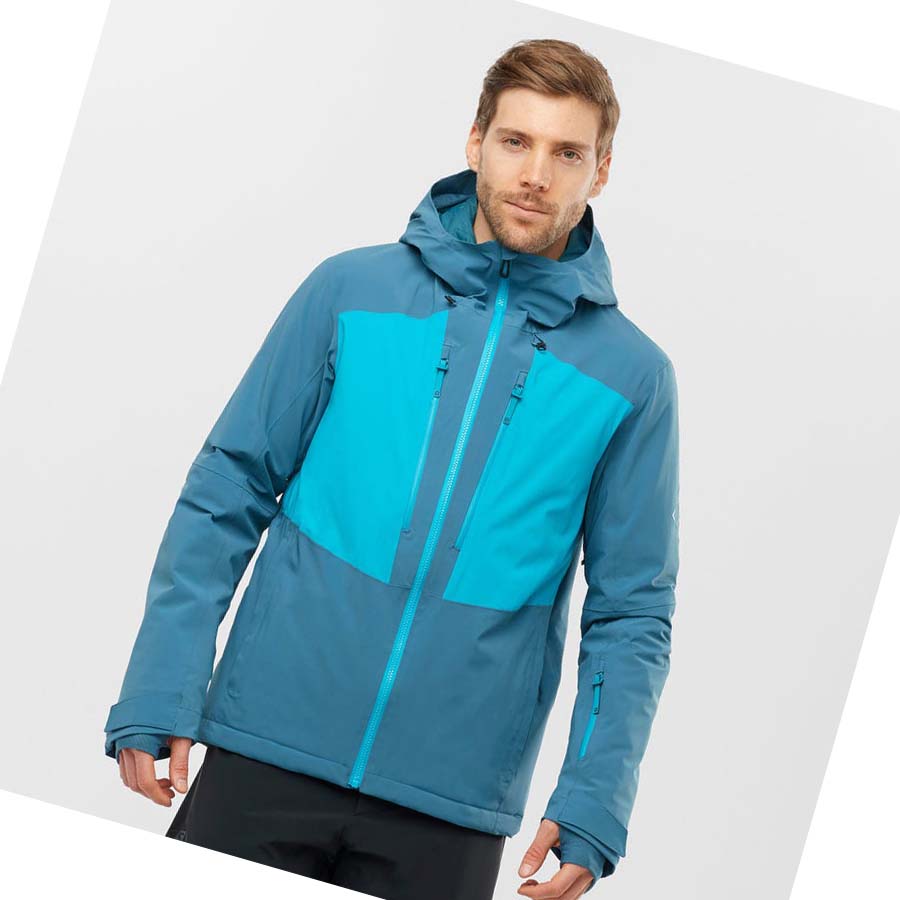 Salomon HIGHLAND INSULATED Erkek Ceket Mavi | TR 3297LIS